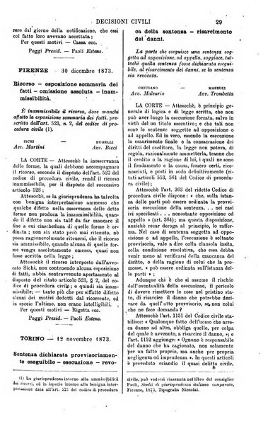 Annali della giurisprudenza italiana raccolta generale delle decisioni delle Corti di cassazione e d'appello in materia civile, criminale, commerciale, di diritto pubblico e amministrativo, e di procedura civile e penale