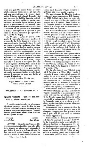 Annali della giurisprudenza italiana raccolta generale delle decisioni delle Corti di cassazione e d'appello in materia civile, criminale, commerciale, di diritto pubblico e amministrativo, e di procedura civile e penale