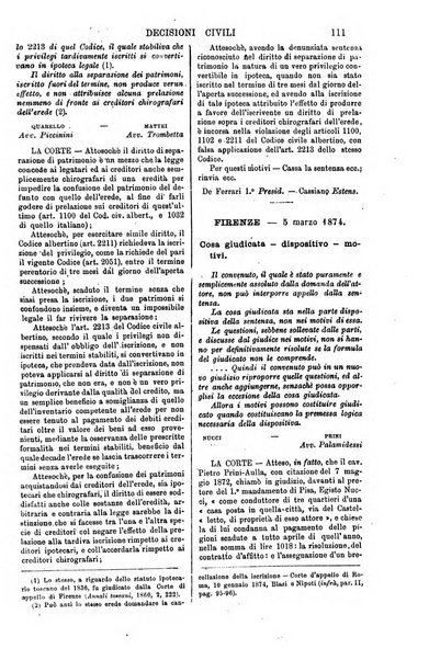 Annali della giurisprudenza italiana raccolta generale delle decisioni delle Corti di cassazione e d'appello in materia civile, criminale, commerciale, di diritto pubblico e amministrativo, e di procedura civile e penale