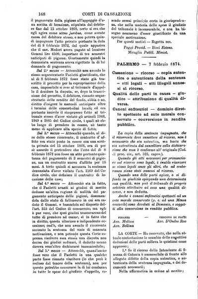 Annali della giurisprudenza italiana raccolta generale delle decisioni delle Corti di cassazione e d'appello in materia civile, criminale, commerciale, di diritto pubblico e amministrativo, e di procedura civile e penale