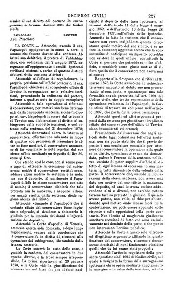 Annali della giurisprudenza italiana raccolta generale delle decisioni delle Corti di cassazione e d'appello in materia civile, criminale, commerciale, di diritto pubblico e amministrativo, e di procedura civile e penale