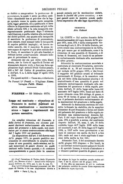 Annali della giurisprudenza italiana raccolta generale delle decisioni delle Corti di cassazione e d'appello in materia civile, criminale, commerciale, di diritto pubblico e amministrativo, e di procedura civile e penale