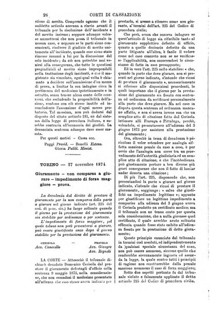 Annali della giurisprudenza italiana raccolta generale delle decisioni delle Corti di cassazione e d'appello in materia civile, criminale, commerciale, di diritto pubblico e amministrativo, e di procedura civile e penale