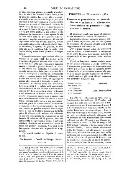 Annali della giurisprudenza italiana raccolta generale delle decisioni delle Corti di cassazione e d'appello in materia civile, criminale, commerciale, di diritto pubblico e amministrativo, e di procedura civile e penale