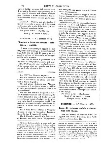 Annali della giurisprudenza italiana raccolta generale delle decisioni delle Corti di cassazione e d'appello in materia civile, criminale, commerciale, di diritto pubblico e amministrativo, e di procedura civile e penale