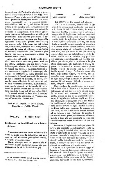 Annali della giurisprudenza italiana raccolta generale delle decisioni delle Corti di cassazione e d'appello in materia civile, criminale, commerciale, di diritto pubblico e amministrativo, e di procedura civile e penale