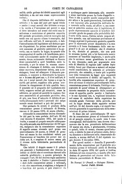 Annali della giurisprudenza italiana raccolta generale delle decisioni delle Corti di cassazione e d'appello in materia civile, criminale, commerciale, di diritto pubblico e amministrativo, e di procedura civile e penale