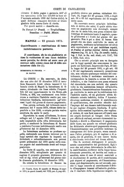 Annali della giurisprudenza italiana raccolta generale delle decisioni delle Corti di cassazione e d'appello in materia civile, criminale, commerciale, di diritto pubblico e amministrativo, e di procedura civile e penale