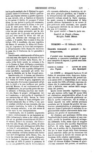 Annali della giurisprudenza italiana raccolta generale delle decisioni delle Corti di cassazione e d'appello in materia civile, criminale, commerciale, di diritto pubblico e amministrativo, e di procedura civile e penale