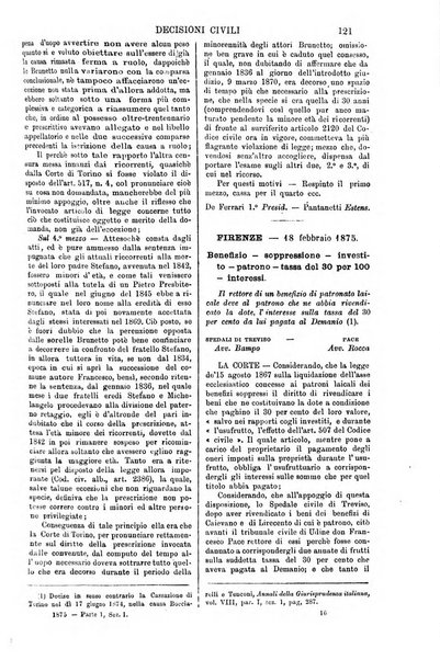 Annali della giurisprudenza italiana raccolta generale delle decisioni delle Corti di cassazione e d'appello in materia civile, criminale, commerciale, di diritto pubblico e amministrativo, e di procedura civile e penale