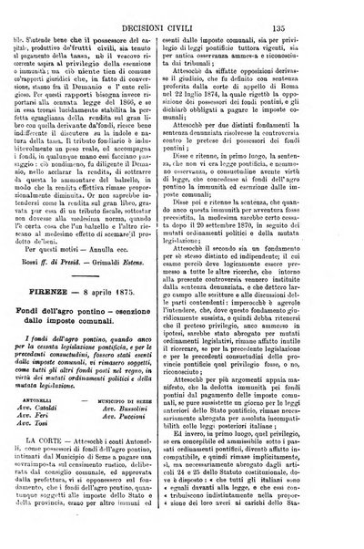 Annali della giurisprudenza italiana raccolta generale delle decisioni delle Corti di cassazione e d'appello in materia civile, criminale, commerciale, di diritto pubblico e amministrativo, e di procedura civile e penale