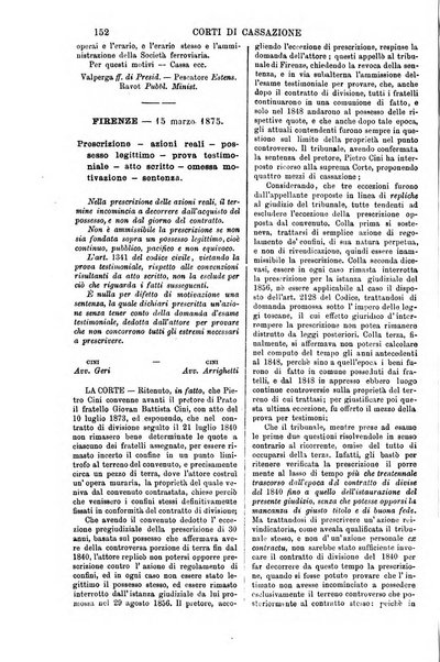 Annali della giurisprudenza italiana raccolta generale delle decisioni delle Corti di cassazione e d'appello in materia civile, criminale, commerciale, di diritto pubblico e amministrativo, e di procedura civile e penale