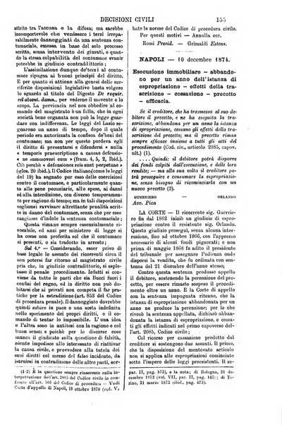 Annali della giurisprudenza italiana raccolta generale delle decisioni delle Corti di cassazione e d'appello in materia civile, criminale, commerciale, di diritto pubblico e amministrativo, e di procedura civile e penale