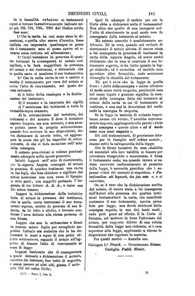 Annali della giurisprudenza italiana raccolta generale delle decisioni delle Corti di cassazione e d'appello in materia civile, criminale, commerciale, di diritto pubblico e amministrativo, e di procedura civile e penale