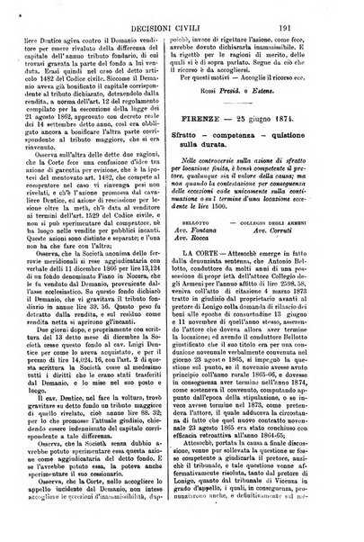 Annali della giurisprudenza italiana raccolta generale delle decisioni delle Corti di cassazione e d'appello in materia civile, criminale, commerciale, di diritto pubblico e amministrativo, e di procedura civile e penale