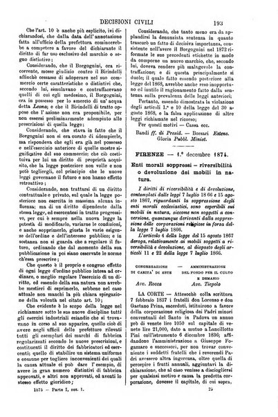 Annali della giurisprudenza italiana raccolta generale delle decisioni delle Corti di cassazione e d'appello in materia civile, criminale, commerciale, di diritto pubblico e amministrativo, e di procedura civile e penale