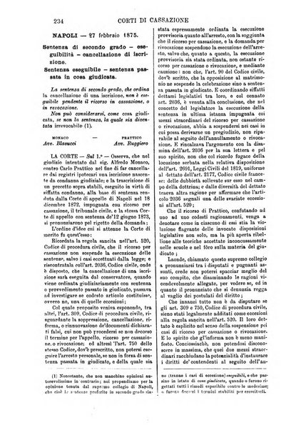 Annali della giurisprudenza italiana raccolta generale delle decisioni delle Corti di cassazione e d'appello in materia civile, criminale, commerciale, di diritto pubblico e amministrativo, e di procedura civile e penale