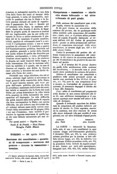 Annali della giurisprudenza italiana raccolta generale delle decisioni delle Corti di cassazione e d'appello in materia civile, criminale, commerciale, di diritto pubblico e amministrativo, e di procedura civile e penale