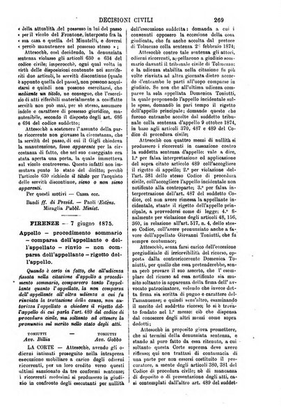 Annali della giurisprudenza italiana raccolta generale delle decisioni delle Corti di cassazione e d'appello in materia civile, criminale, commerciale, di diritto pubblico e amministrativo, e di procedura civile e penale