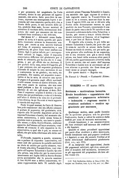 Annali della giurisprudenza italiana raccolta generale delle decisioni delle Corti di cassazione e d'appello in materia civile, criminale, commerciale, di diritto pubblico e amministrativo, e di procedura civile e penale