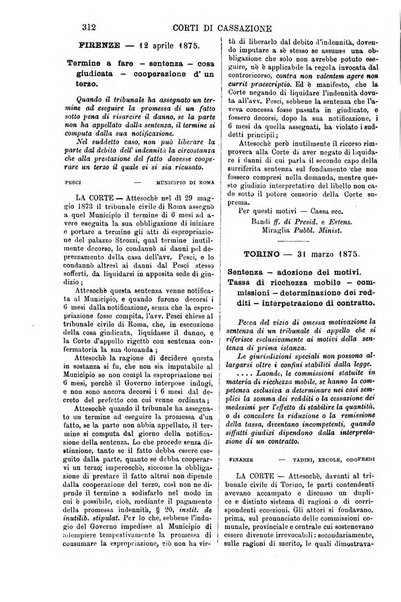 Annali della giurisprudenza italiana raccolta generale delle decisioni delle Corti di cassazione e d'appello in materia civile, criminale, commerciale, di diritto pubblico e amministrativo, e di procedura civile e penale