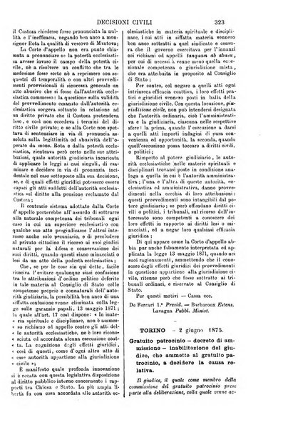 Annali della giurisprudenza italiana raccolta generale delle decisioni delle Corti di cassazione e d'appello in materia civile, criminale, commerciale, di diritto pubblico e amministrativo, e di procedura civile e penale