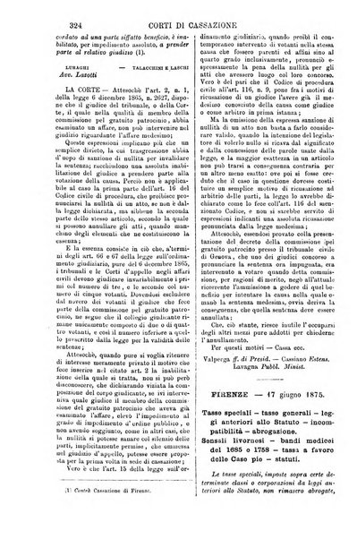 Annali della giurisprudenza italiana raccolta generale delle decisioni delle Corti di cassazione e d'appello in materia civile, criminale, commerciale, di diritto pubblico e amministrativo, e di procedura civile e penale