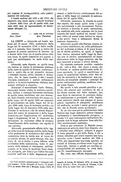 Annali della giurisprudenza italiana raccolta generale delle decisioni delle Corti di cassazione e d'appello in materia civile, criminale, commerciale, di diritto pubblico e amministrativo, e di procedura civile e penale