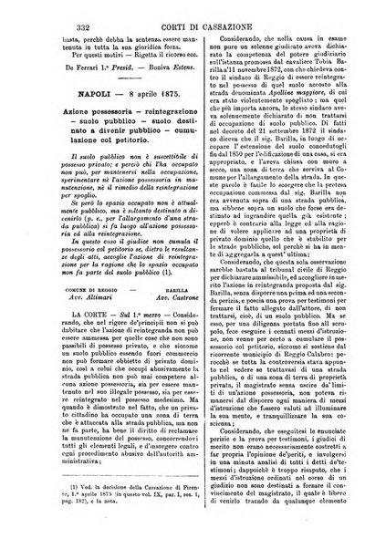 Annali della giurisprudenza italiana raccolta generale delle decisioni delle Corti di cassazione e d'appello in materia civile, criminale, commerciale, di diritto pubblico e amministrativo, e di procedura civile e penale