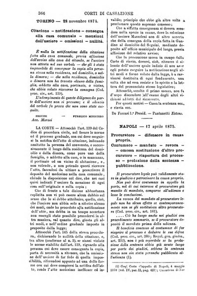 Annali della giurisprudenza italiana raccolta generale delle decisioni delle Corti di cassazione e d'appello in materia civile, criminale, commerciale, di diritto pubblico e amministrativo, e di procedura civile e penale