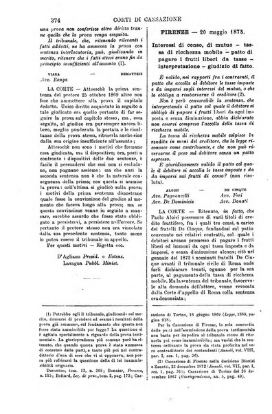 Annali della giurisprudenza italiana raccolta generale delle decisioni delle Corti di cassazione e d'appello in materia civile, criminale, commerciale, di diritto pubblico e amministrativo, e di procedura civile e penale