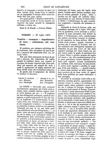 Annali della giurisprudenza italiana raccolta generale delle decisioni delle Corti di cassazione e d'appello in materia civile, criminale, commerciale, di diritto pubblico e amministrativo, e di procedura civile e penale