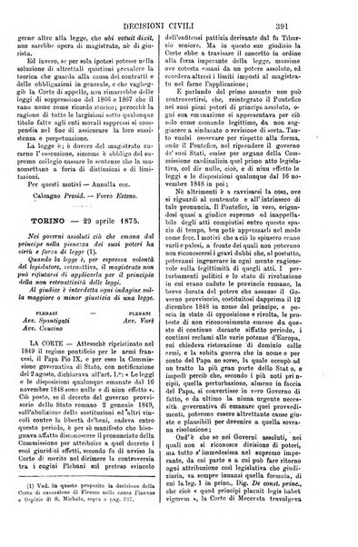 Annali della giurisprudenza italiana raccolta generale delle decisioni delle Corti di cassazione e d'appello in materia civile, criminale, commerciale, di diritto pubblico e amministrativo, e di procedura civile e penale