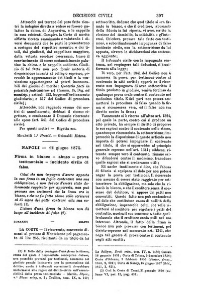 Annali della giurisprudenza italiana raccolta generale delle decisioni delle Corti di cassazione e d'appello in materia civile, criminale, commerciale, di diritto pubblico e amministrativo, e di procedura civile e penale