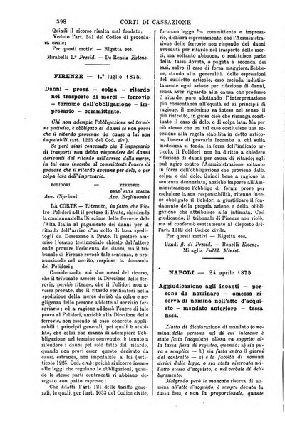 Annali della giurisprudenza italiana raccolta generale delle decisioni delle Corti di cassazione e d'appello in materia civile, criminale, commerciale, di diritto pubblico e amministrativo, e di procedura civile e penale