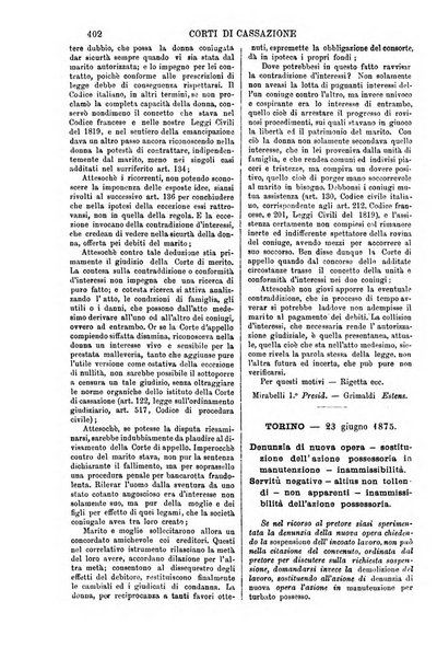 Annali della giurisprudenza italiana raccolta generale delle decisioni delle Corti di cassazione e d'appello in materia civile, criminale, commerciale, di diritto pubblico e amministrativo, e di procedura civile e penale