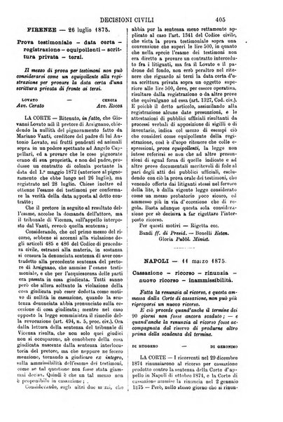 Annali della giurisprudenza italiana raccolta generale delle decisioni delle Corti di cassazione e d'appello in materia civile, criminale, commerciale, di diritto pubblico e amministrativo, e di procedura civile e penale