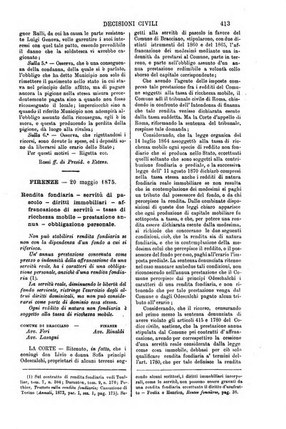 Annali della giurisprudenza italiana raccolta generale delle decisioni delle Corti di cassazione e d'appello in materia civile, criminale, commerciale, di diritto pubblico e amministrativo, e di procedura civile e penale