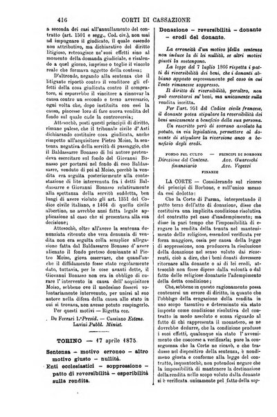 Annali della giurisprudenza italiana raccolta generale delle decisioni delle Corti di cassazione e d'appello in materia civile, criminale, commerciale, di diritto pubblico e amministrativo, e di procedura civile e penale