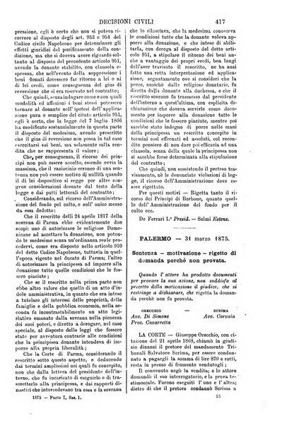 Annali della giurisprudenza italiana raccolta generale delle decisioni delle Corti di cassazione e d'appello in materia civile, criminale, commerciale, di diritto pubblico e amministrativo, e di procedura civile e penale