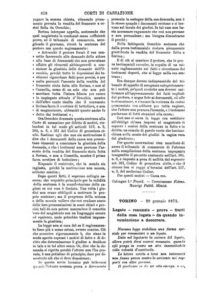 Annali della giurisprudenza italiana raccolta generale delle decisioni delle Corti di cassazione e d'appello in materia civile, criminale, commerciale, di diritto pubblico e amministrativo, e di procedura civile e penale