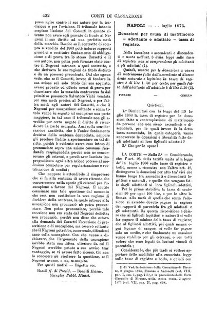 Annali della giurisprudenza italiana raccolta generale delle decisioni delle Corti di cassazione e d'appello in materia civile, criminale, commerciale, di diritto pubblico e amministrativo, e di procedura civile e penale