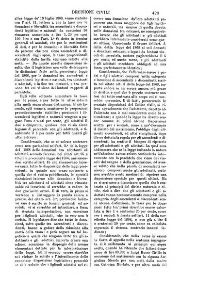 Annali della giurisprudenza italiana raccolta generale delle decisioni delle Corti di cassazione e d'appello in materia civile, criminale, commerciale, di diritto pubblico e amministrativo, e di procedura civile e penale