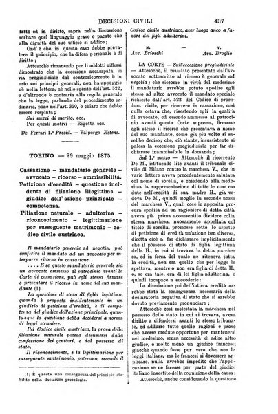 Annali della giurisprudenza italiana raccolta generale delle decisioni delle Corti di cassazione e d'appello in materia civile, criminale, commerciale, di diritto pubblico e amministrativo, e di procedura civile e penale