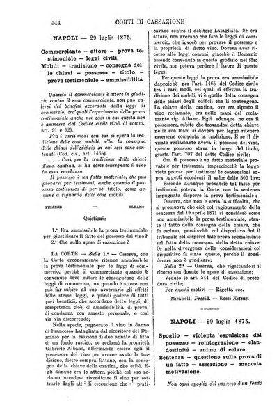 Annali della giurisprudenza italiana raccolta generale delle decisioni delle Corti di cassazione e d'appello in materia civile, criminale, commerciale, di diritto pubblico e amministrativo, e di procedura civile e penale