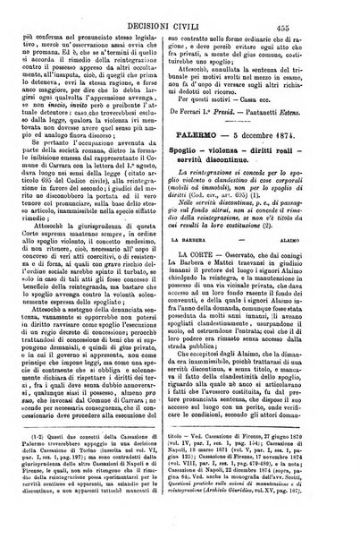 Annali della giurisprudenza italiana raccolta generale delle decisioni delle Corti di cassazione e d'appello in materia civile, criminale, commerciale, di diritto pubblico e amministrativo, e di procedura civile e penale