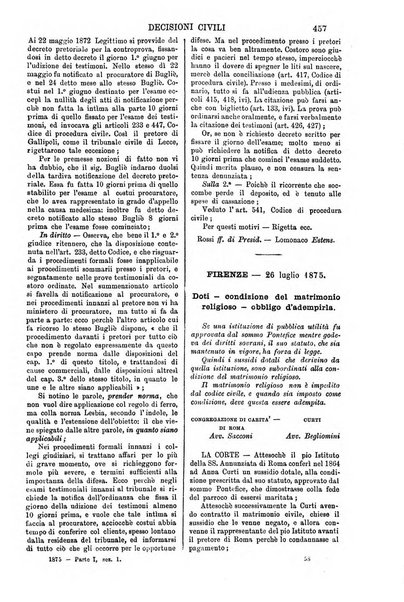 Annali della giurisprudenza italiana raccolta generale delle decisioni delle Corti di cassazione e d'appello in materia civile, criminale, commerciale, di diritto pubblico e amministrativo, e di procedura civile e penale