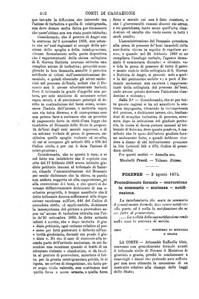 Annali della giurisprudenza italiana raccolta generale delle decisioni delle Corti di cassazione e d'appello in materia civile, criminale, commerciale, di diritto pubblico e amministrativo, e di procedura civile e penale