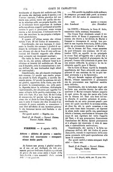 Annali della giurisprudenza italiana raccolta generale delle decisioni delle Corti di cassazione e d'appello in materia civile, criminale, commerciale, di diritto pubblico e amministrativo, e di procedura civile e penale