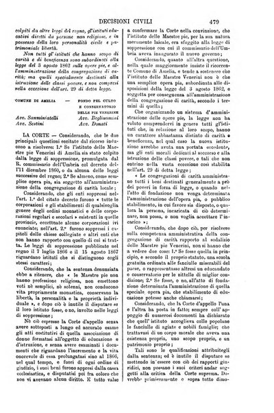 Annali della giurisprudenza italiana raccolta generale delle decisioni delle Corti di cassazione e d'appello in materia civile, criminale, commerciale, di diritto pubblico e amministrativo, e di procedura civile e penale